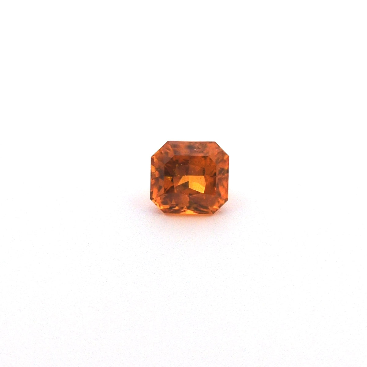 Octagonal Orange Garnet 2.19ct loose gemstone