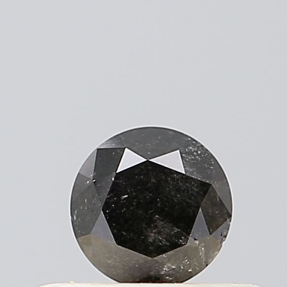 Round Salt And Pepper Natural Diamond 0.26ct VS2 loose diamond