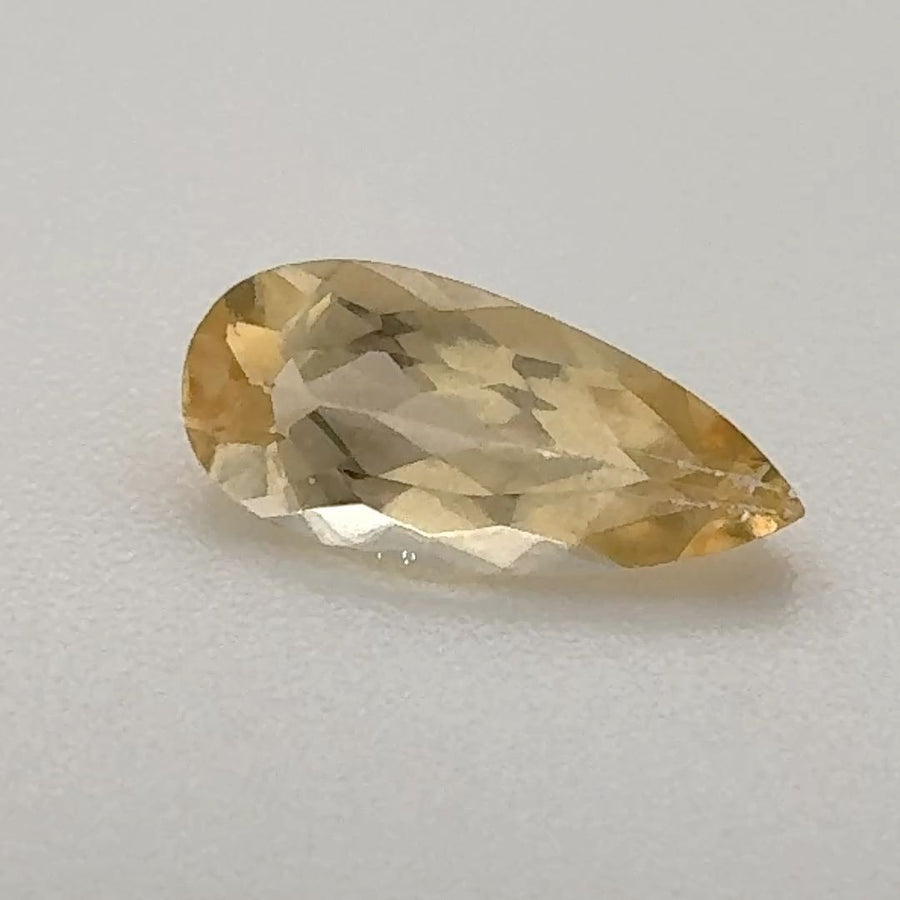 Pear Yellow Topaz 0.865ct loose gemstone