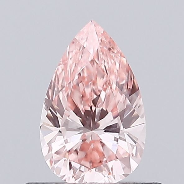 Pear Fancy Vivid Pink Lab-grown Diamond 0.33ct VS1 loose diamond