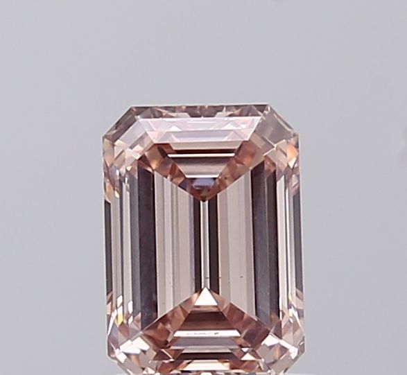 Emerald Fancy Light Pinkish Brown Lab-grown Diamond 1.06ct VS1 loose diamond