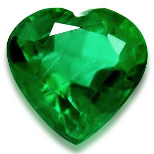 Heart Green Emerald 1.49ct loose gemstone