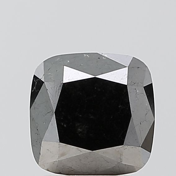 Cushion Black Natural Diamond 2.11ct VS1 loose diamond