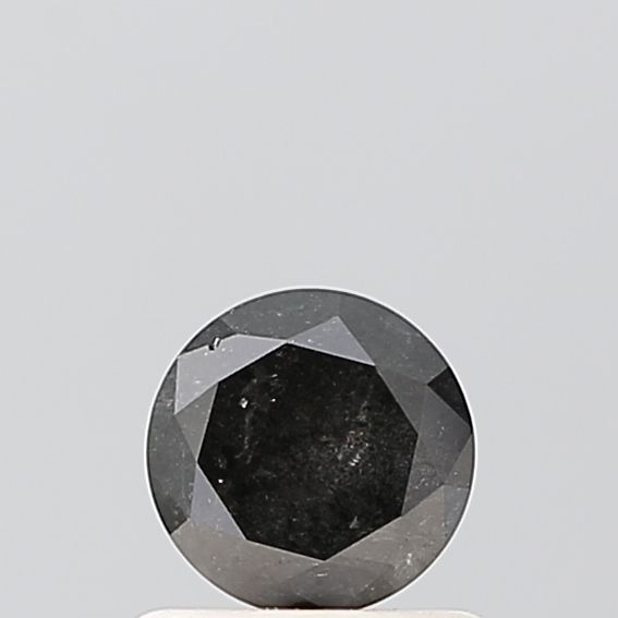 Round Salt And Pepper Natural Diamond 0.59ct VS2 loose diamond