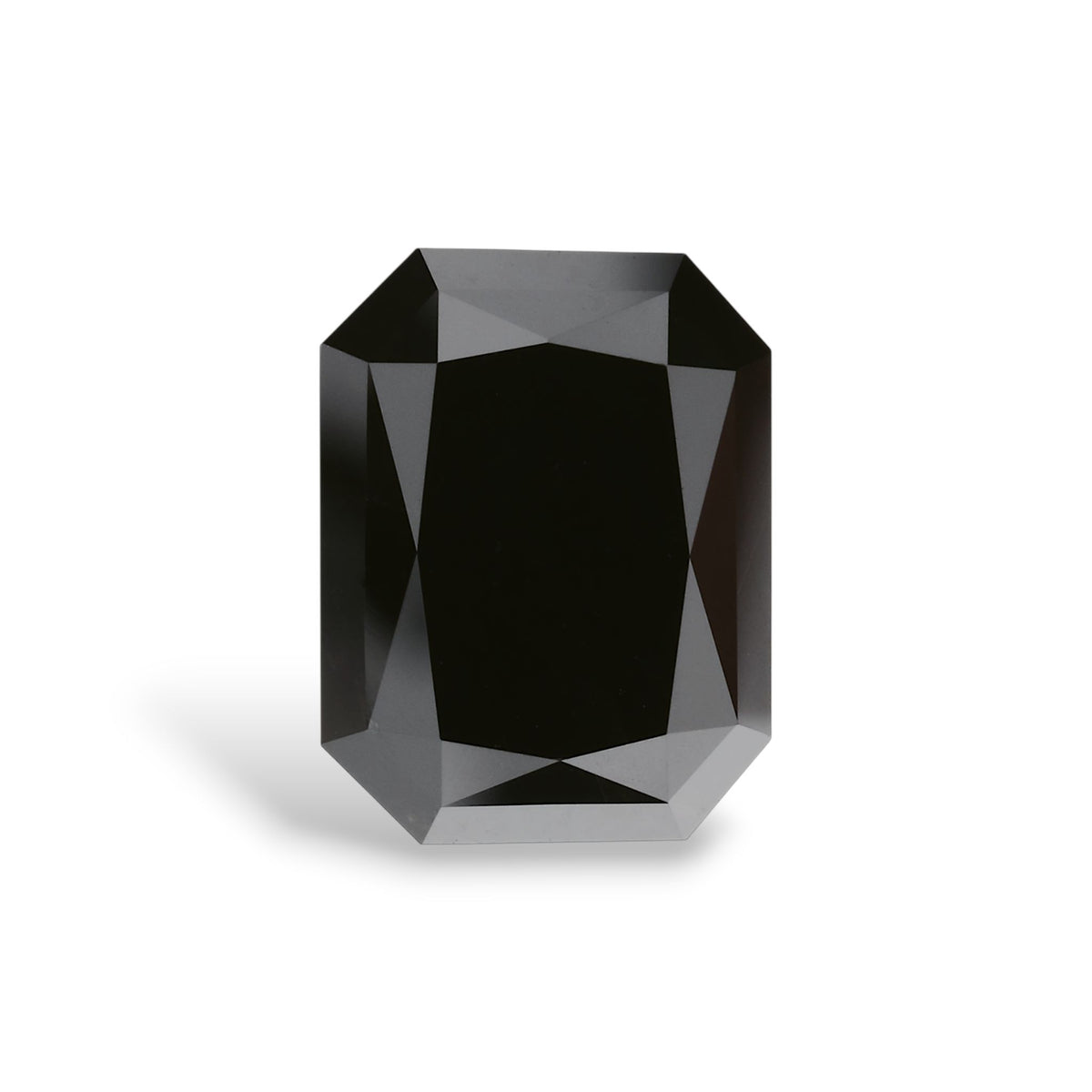 Radiant Fancy Black Natural Diamond 3.93ct VVS2 loose diamond