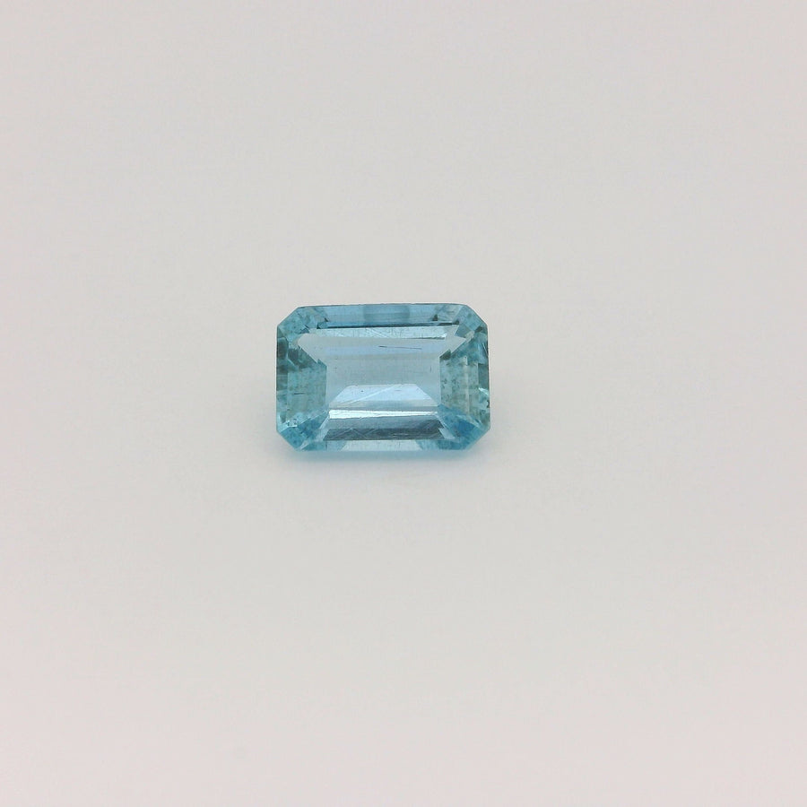 Octagonal Blue Aquamarine 0.75ct loose gemstone
