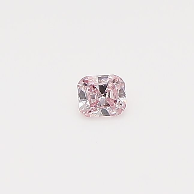Cushion Fancy Pink Natural Diamond 0.04ct loose diamond