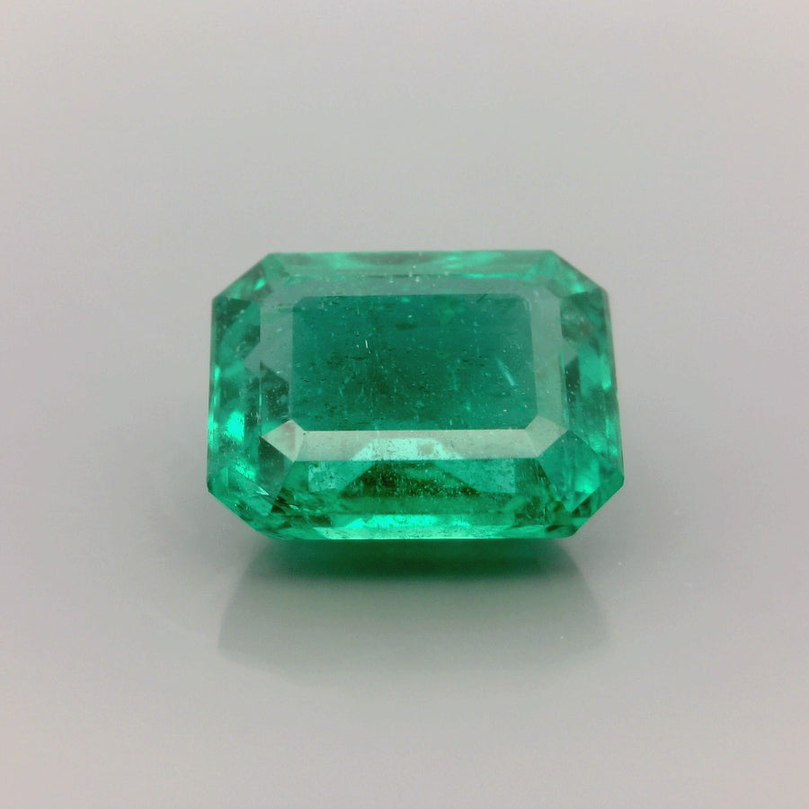 Octagonal Green Emerald 4.3ct loose gemstone