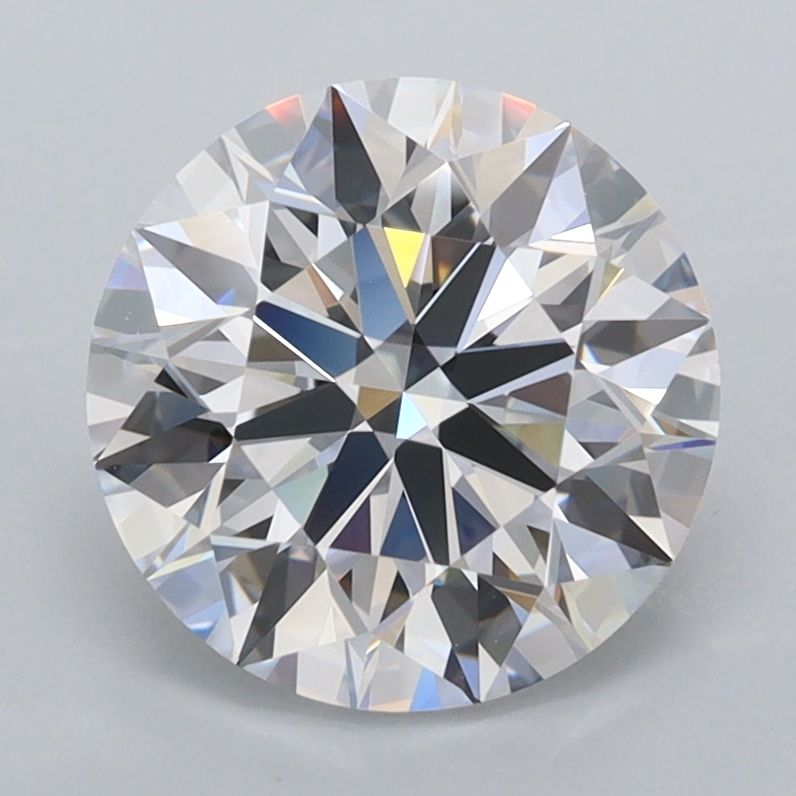 Round Lab-Grown Diamond 2.42ct D FL