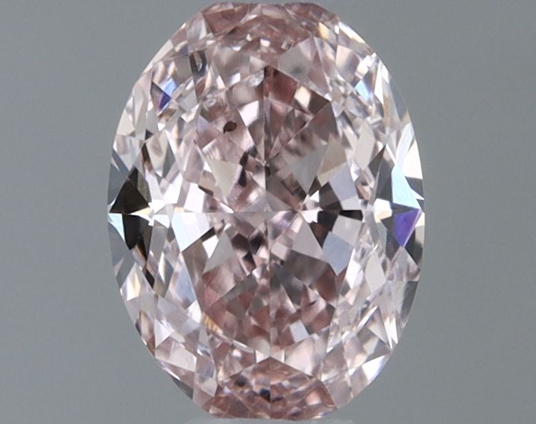 Oval Fancy Brown Pink Natural Diamond 0.3ct SI1 loose diamond
