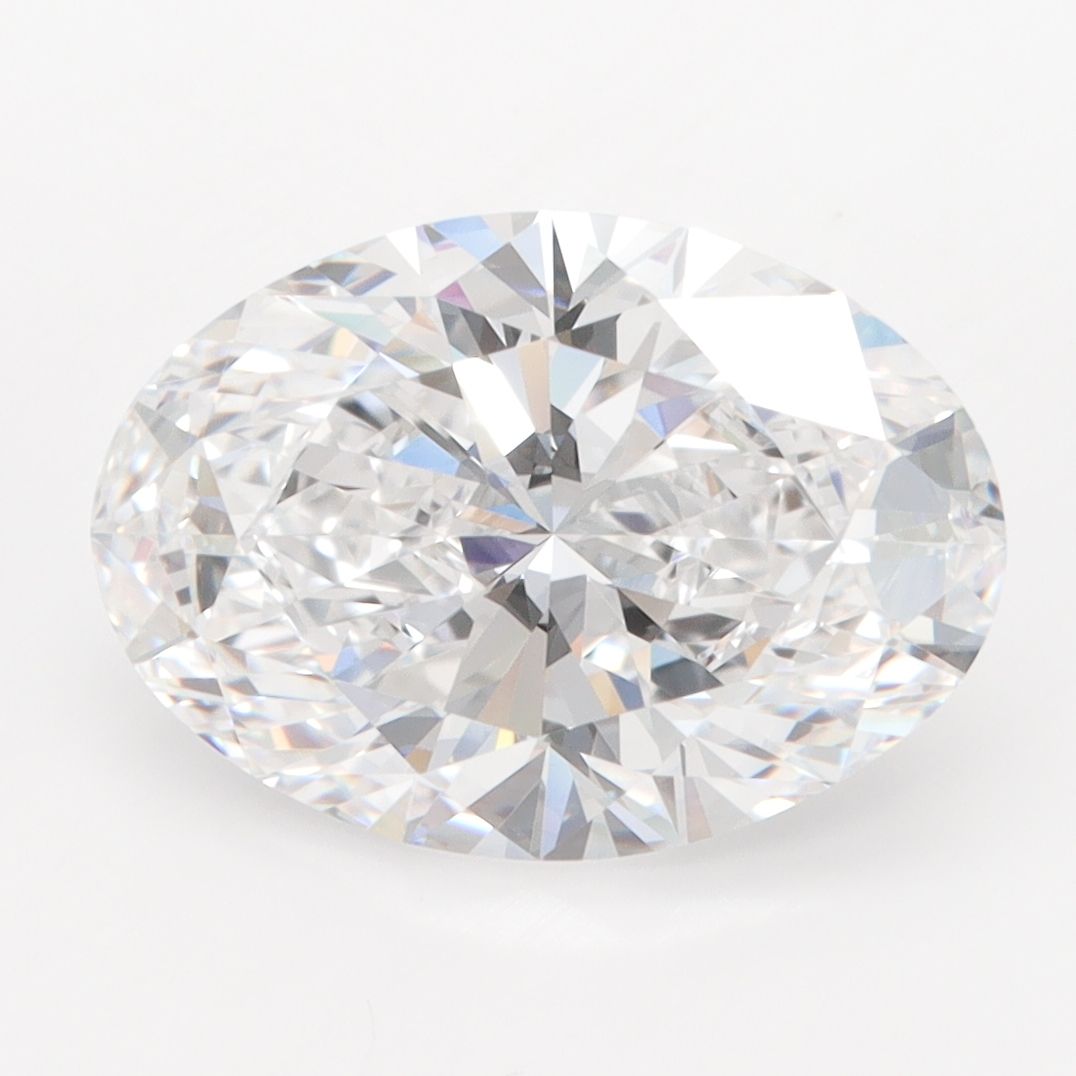 Oval Lab-Grown Diamond 3.98ct D FL
