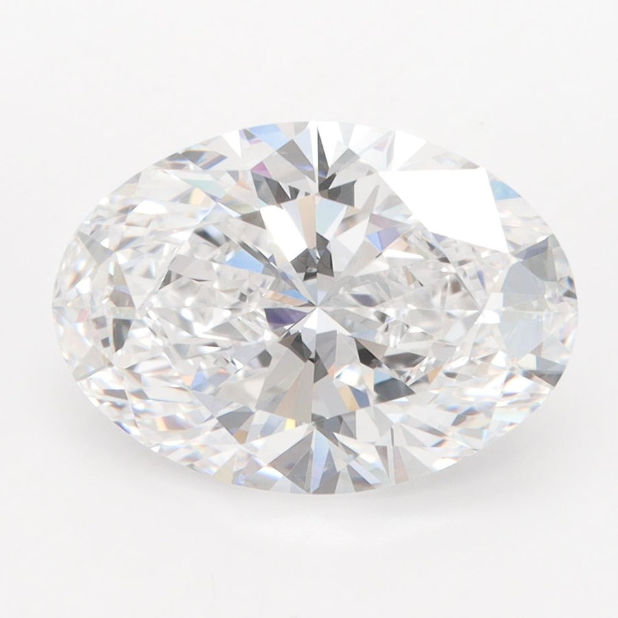 Oval Lab-Grown Diamond 3.98ct D FL