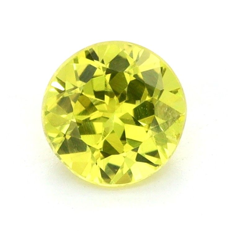 Round Yellow Sapphire 0.48ct loose gemstone