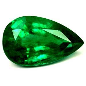 Pear Green Emerald 2.42ct loose gemstone