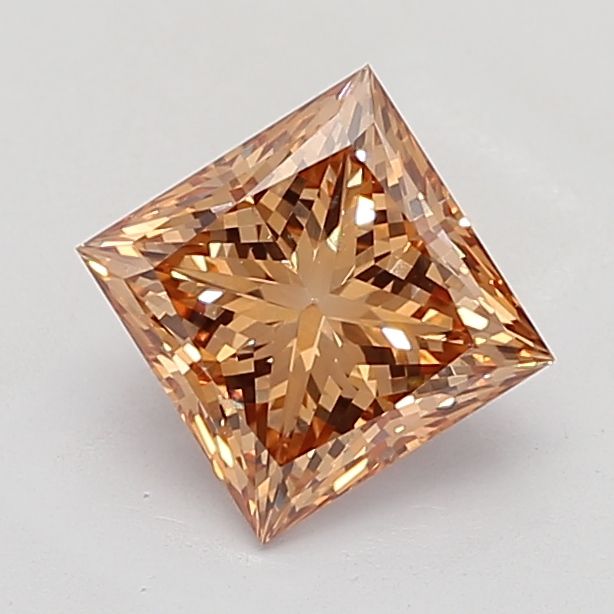 Princess Fancy Brown Lab-grown Diamond 3.06ct VS1 loose diamond