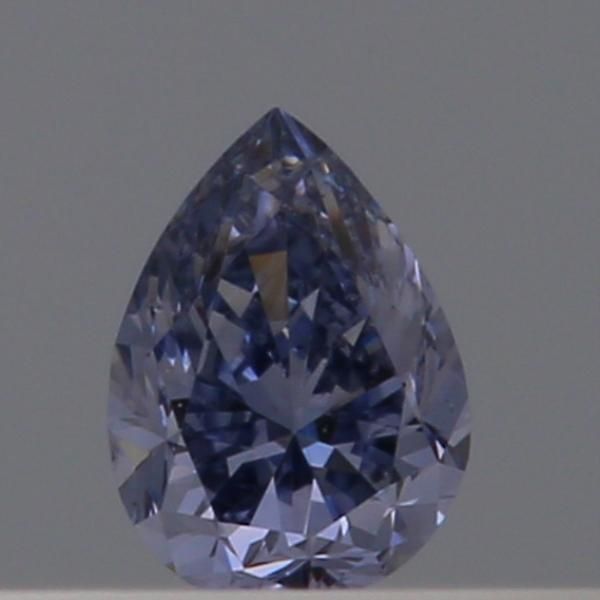 Pear Fancy Gray Violet Natural Diamond 0.08ct loose diamond