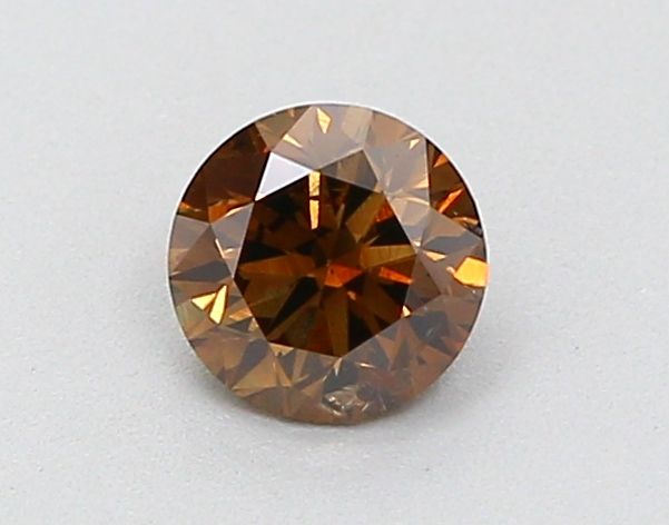 Round Fancy Dark Brown Natural Diamond 0.35ct I1 loose diamond