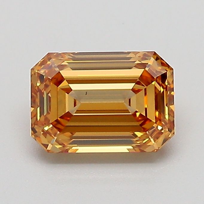 Emerald Fancy Light Yellowish Brown Lab-grown Diamond 1.04ct VS2 loose diamond