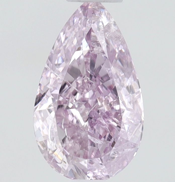 Pear Fancy Pink Purple Natural Diamond 0.31ct I1 loose diamond