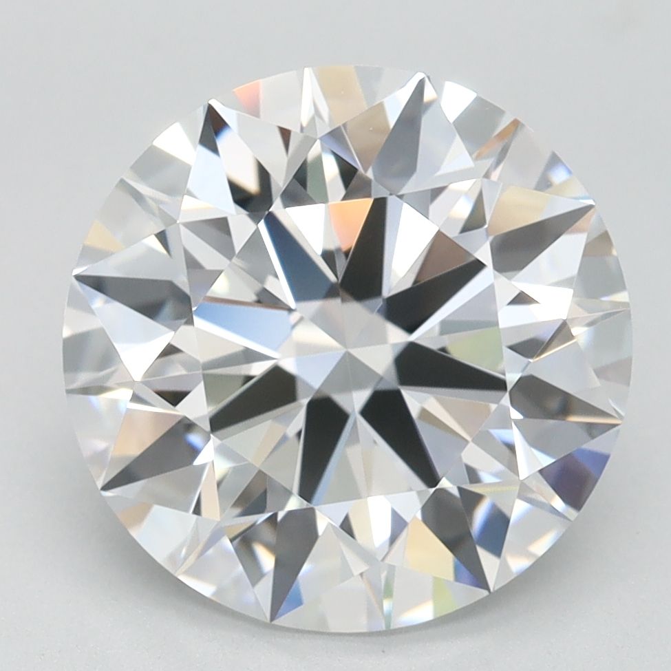 Round Lab-Grown Diamond 3.41ct D IF
