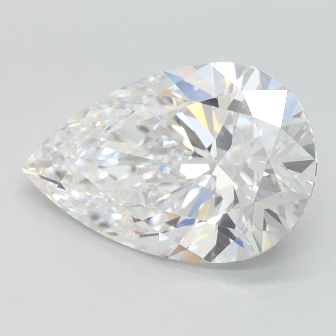 Pear Lab-Grown Diamond 3.10ct D FL