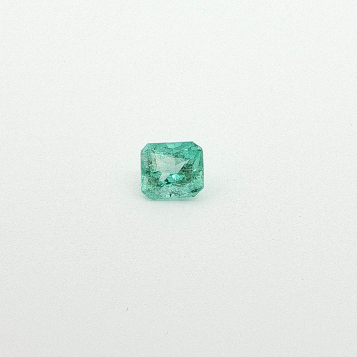 Octagonal Green Emerald 0.92ct loose gemstone