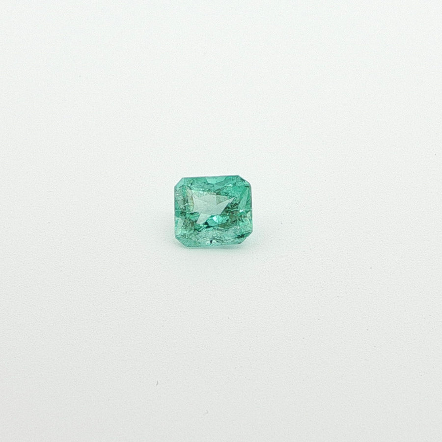 Octagonal Green Emerald 0.92ct loose gemstone