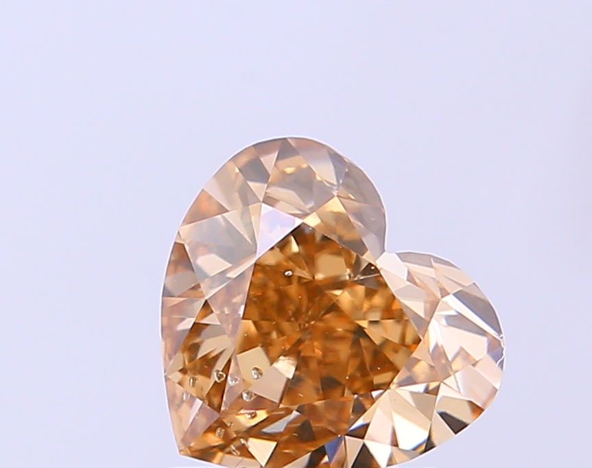 Heart Light Brown Natural Diamond 1.01ct VS2 loose diamond