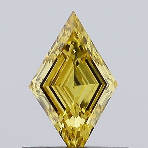 Lozenge Fancy Intense Yellow Lab-grown Diamond 0.33ct VS1 loose diamond