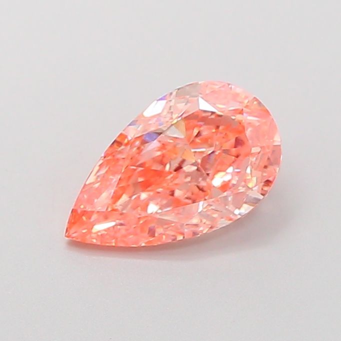 Pear Fancy Intense Brownish Orange Lab-grown Diamond 1.5ct VVS2 loose diamond