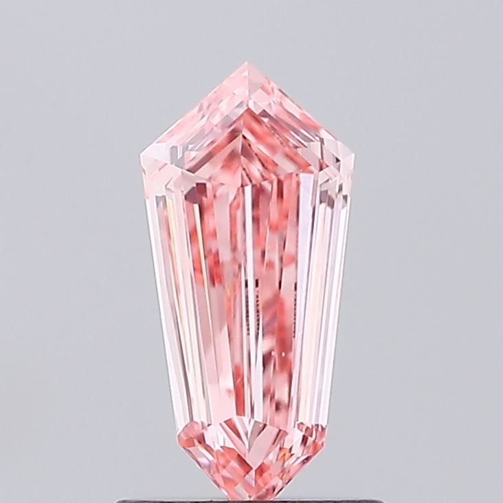 Shield Fancy Vivid Pink Lab-grown Diamond 0.83ct VS1 loose diamond