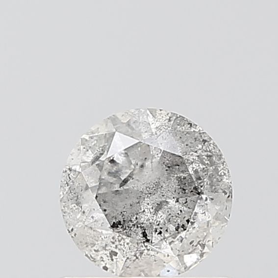 Round Salt And Pepper Natural Diamond 0.61ct VVS2 loose diamond