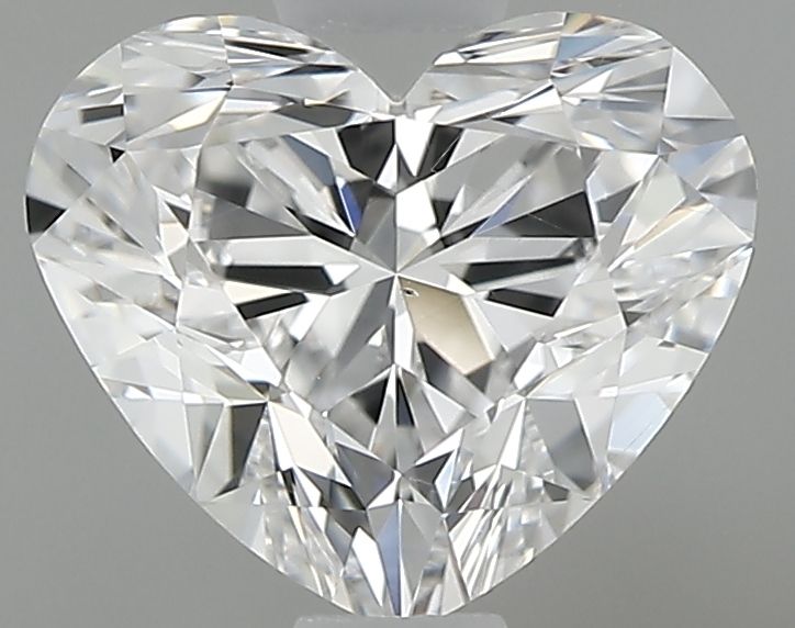 Heart Natural Diamond 0.80ct D VS2