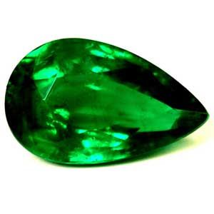 Pear Green Emerald 1.04ct loose gemstone