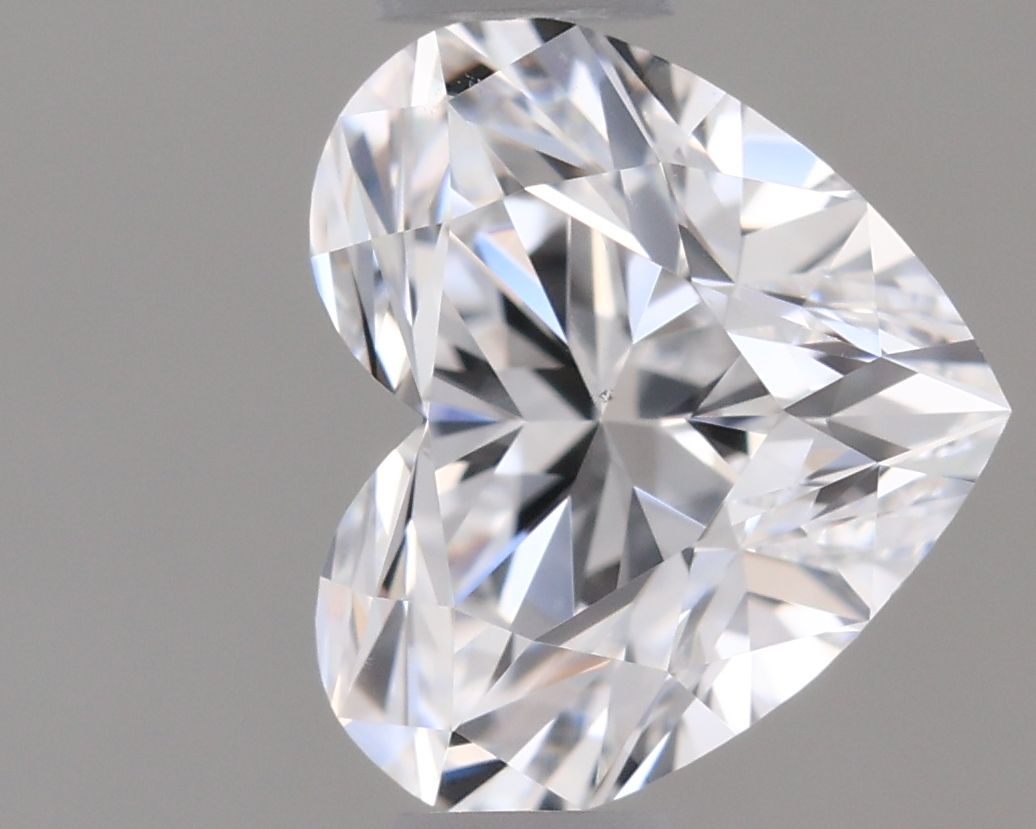 Heart Natural Diamond 0.70ct D VS2
