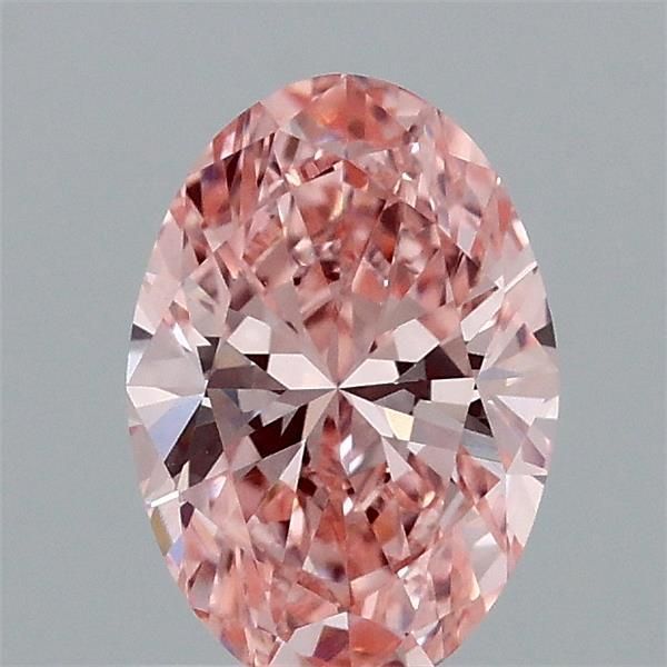 Oval Fancy Vivid Pink Lab-grown Diamond 0.93ct VVS2 loose diamond