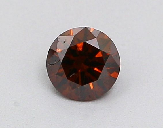 Round Fancy Reddish Pink Natural Diamond 0.23ct SI1 loose diamond