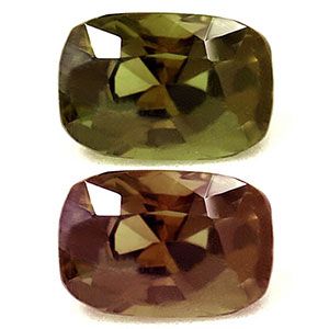 Cushion Green Alexandrite 0.55ct loose gemstone