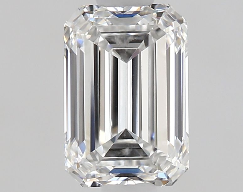 Emerald Natural Diamond 0.87ct D VVS2