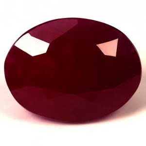 Oval Red Ruby 3.26ct loose gemstone