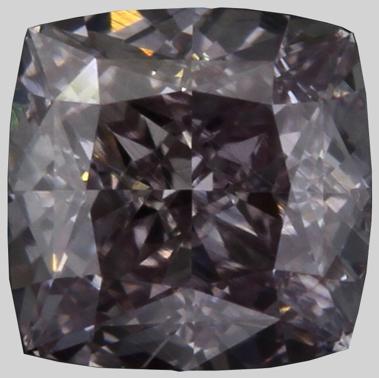 Cushion Fancy Purplish Pink Natural Diamond 0.24ct SI1 loose diamond