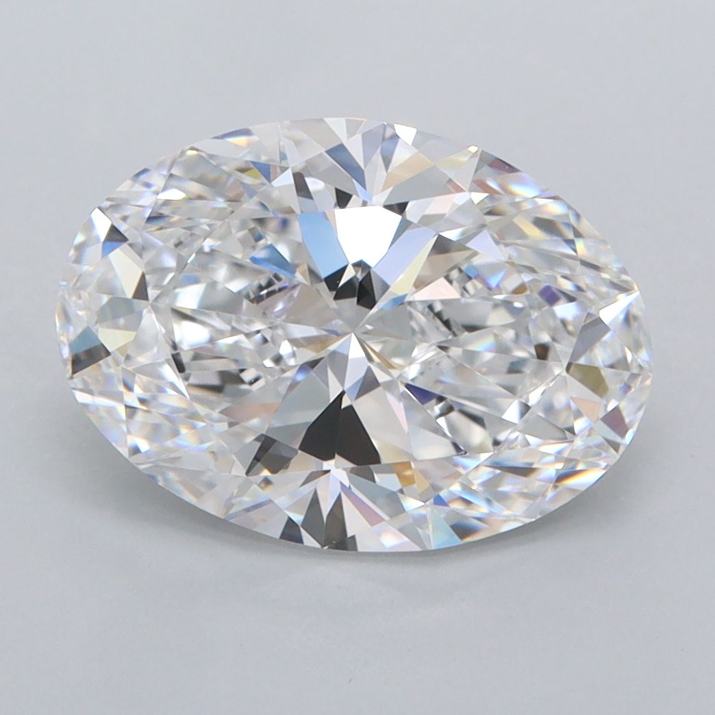 Oval Lab-Grown Diamond 3.34ct D FL