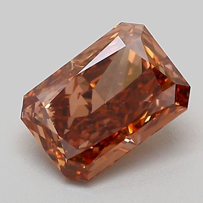 Radiant Fancy Brown Lab-grown Diamond 1.02ct VVS2 loose diamond