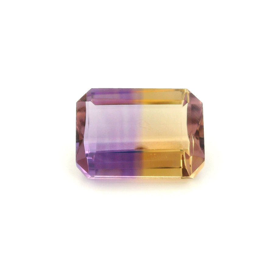 Octagonal Bi_color Ametrine 7.07ct loose gemstone