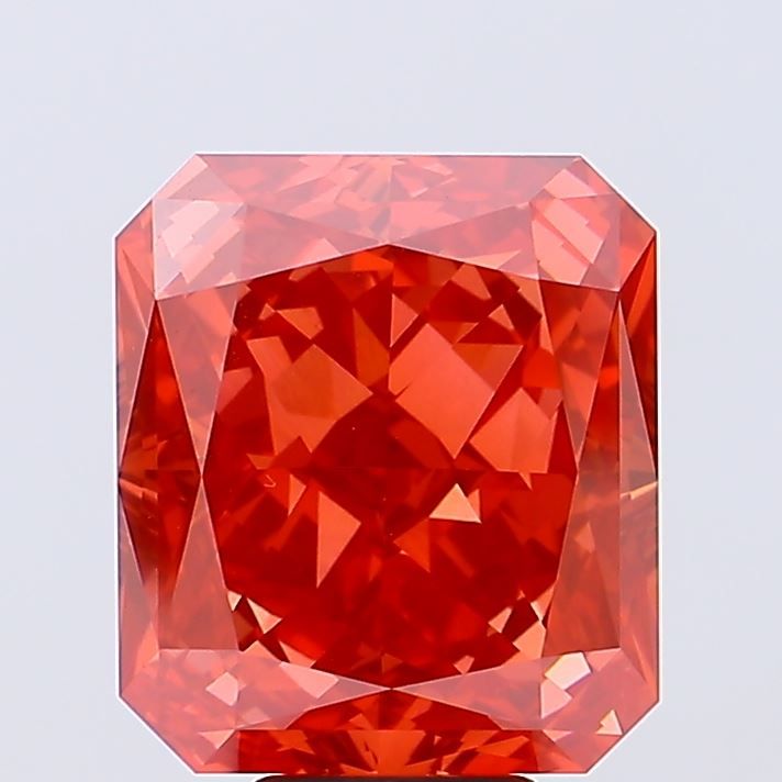 Radiant Fancy Vivid Red Lab-grown Diamond 11.01ct VS1 loose diamond