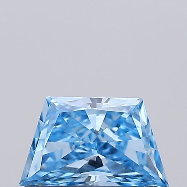 Trapezoid Fancy Vivid Blue Lab-grown Diamond 0.34ct VS1 loose diamond