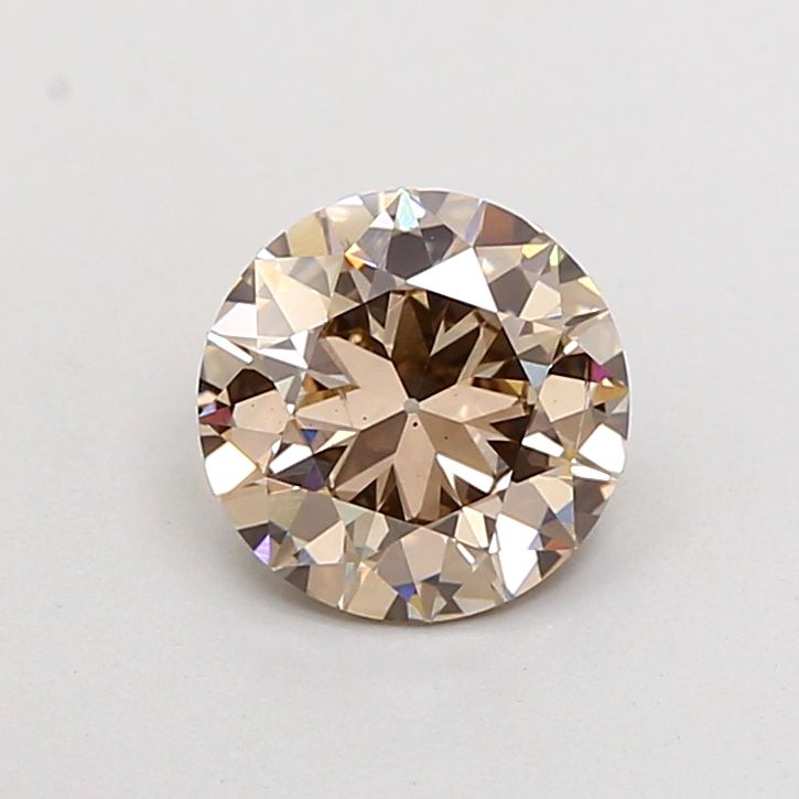 Round Fancy Light Brown Lab-grown Diamond 1.51ct VS2 loose diamond