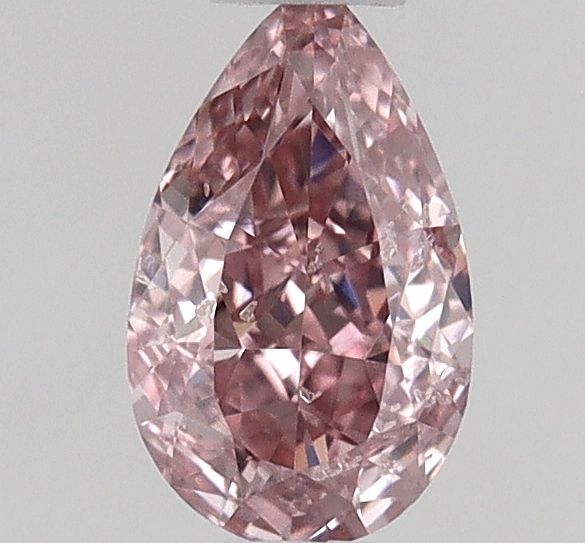 Pear Fancy Intense Purplish Pink Natural Diamond 0.21ct I1 loose diamond