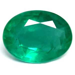Oval Green Emerald 3.87ct loose gemstone