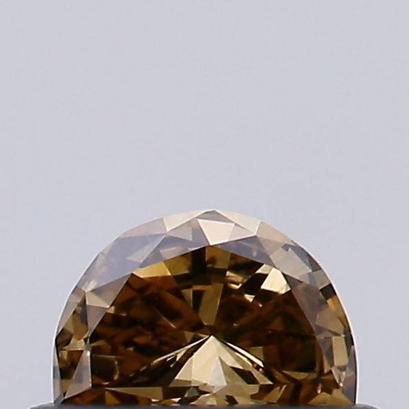 Half Moon Fancy Brown Natural Diamond 0.2ct VS1 loose diamond